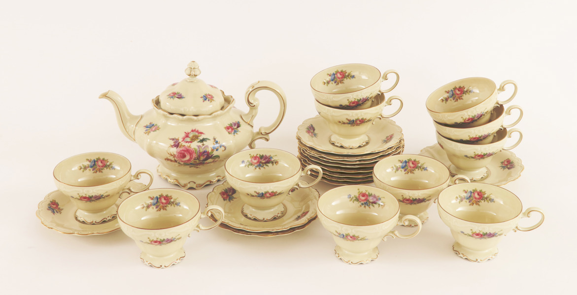 Teservis, "Pompadour", Rosenthal, Tyskland