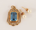 Smycken 3 delar, 18k