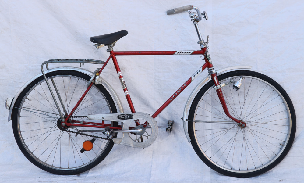 Äldre herrcykel, Maraton