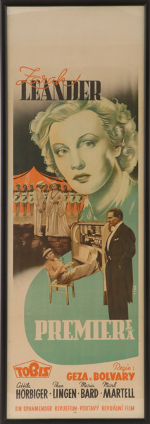 Filmaffisch, Zarah Leander, 1930/40-tal