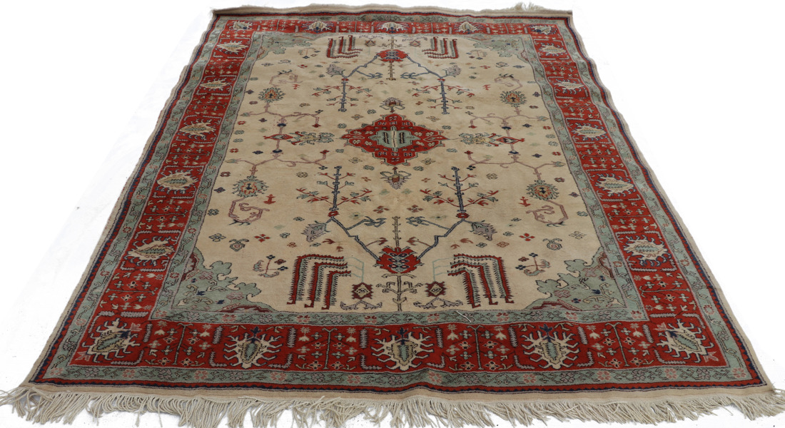 Handknuten matta, orientalisk