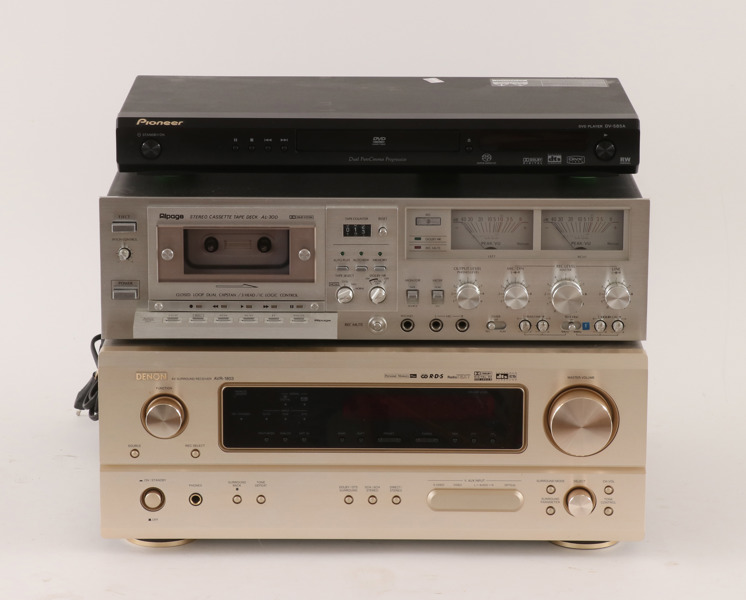 Ljudanläggning 3 delar