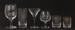 Glasservisdelar, "Chateau", Bertil Vallien för Kosta Boda