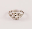 Ring i 18k vitguld