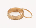 Ringar 2st, 18k