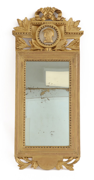 Spegel, gustavianskt provinsarbete, omkring år 1800