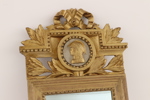 Spegel, gustavianskt provinsarbete, omkring år 1800