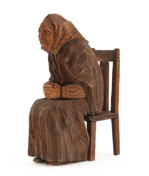 Träskuren figur, 1900-talets första hälft