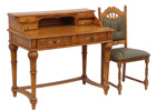 Skrivbord med stol, 1900-talets andra hälft