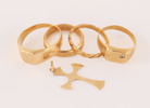 Smycken 5 delar, 18k