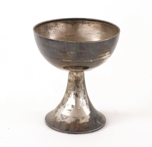 Skål på fot, silver, 1900-tal