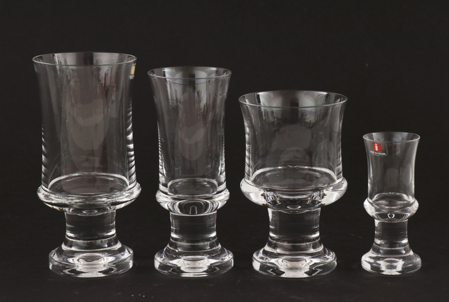 Glasservisdelar, "Tavastia", Tapio Wirkkala för Iittala