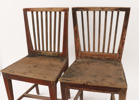 Stolar ett par, allmoge, Leksandsmodell, 1800-tal