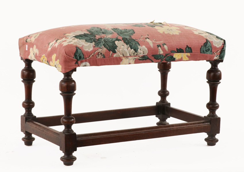 Bänk, barockstil, 1800-tal