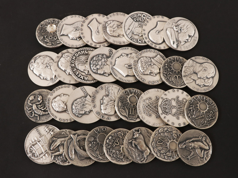 Medaljer 31st, sterlingsilver, 1900-tal