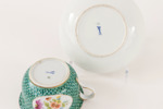 Tekopp med fat, Meissen, Tyskland, 18/1900-tal
