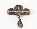 Brosch i silver, jugend, Bernard Hertz, 1917
