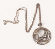 Halsband med hänge, silver, Karl Laine, Finland
