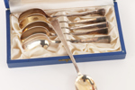 Teskedar 6st, sterlingsilver/silver, C.G.Hallberg