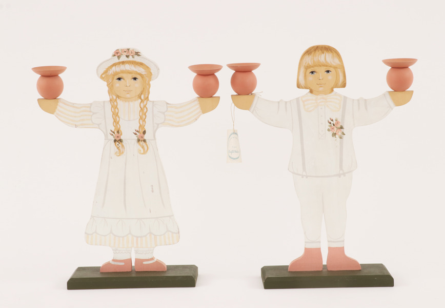 Kandelabrar ett par, Birgitta Hedlund, Borlänge