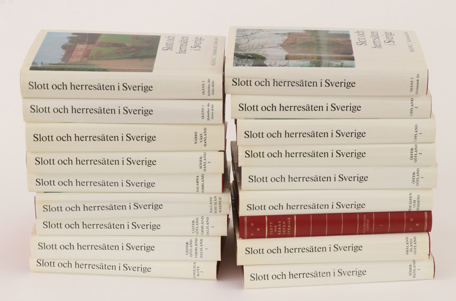 20 band, "Slott och herresäten i Sverige", Allhems förlag