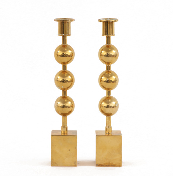 Ljusstakar ett par, "Tre Kulor", Sigurd Persson