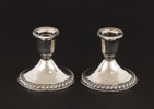 Ljusstakar ett par, sterlingsilver, England