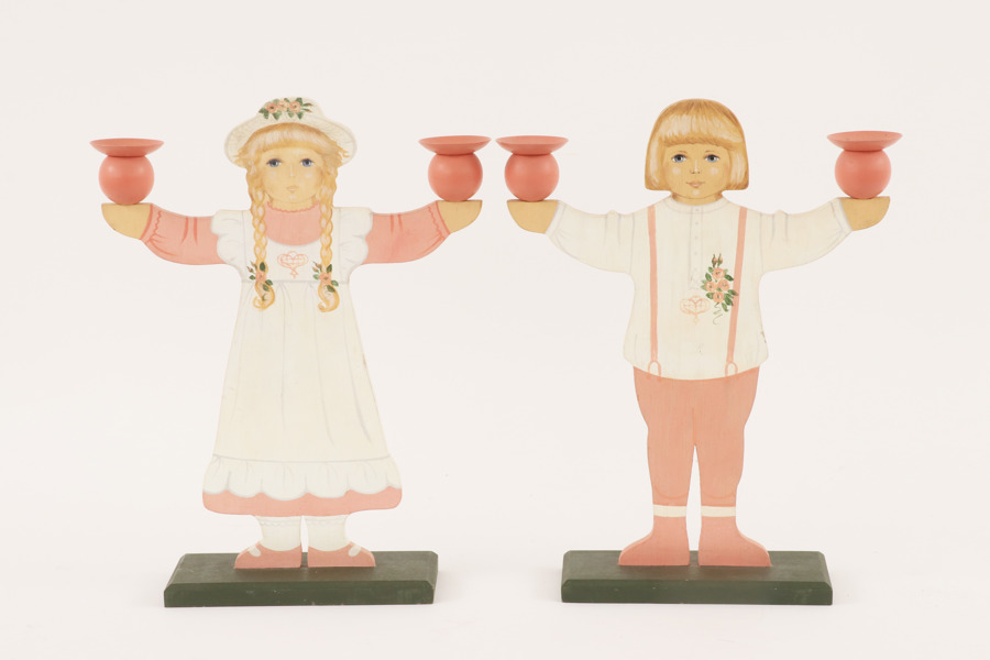 Kandelabrar ett par, Birgitta Hedlund