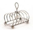Toastrack i nysilver, England, 1900-talets första hälft