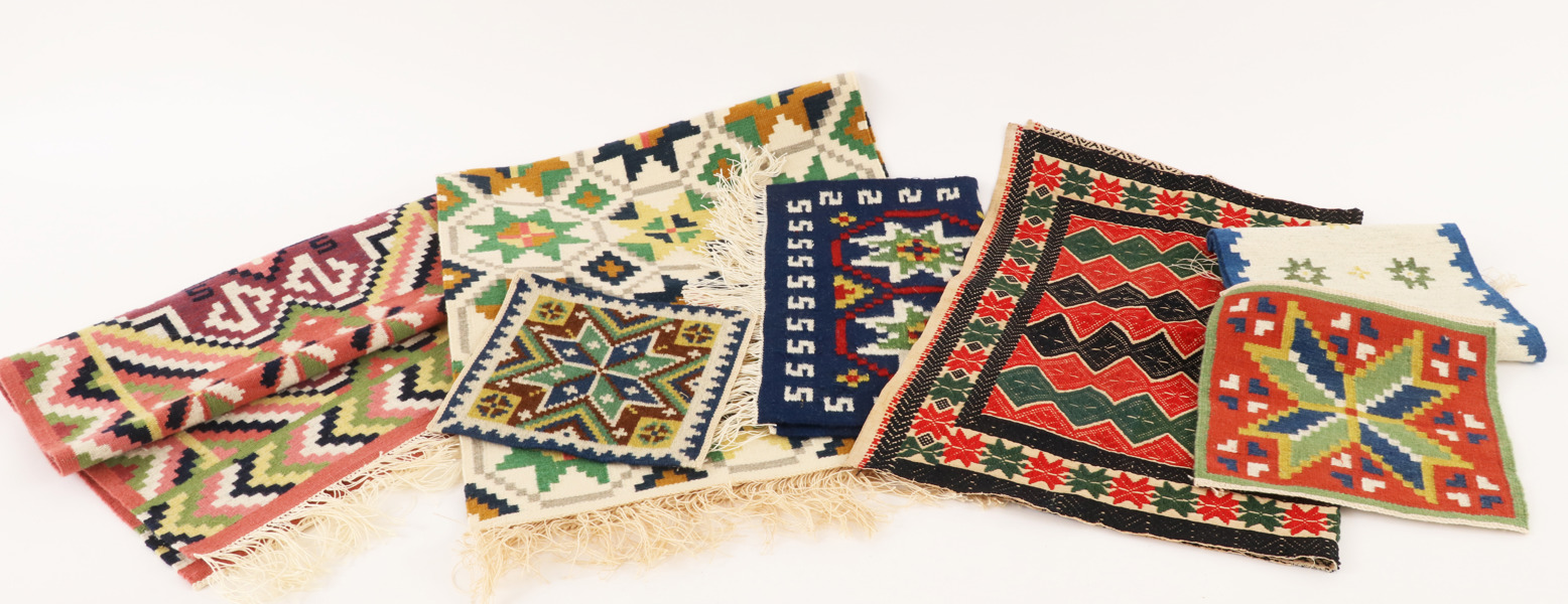 Allmogetextil 7 delar