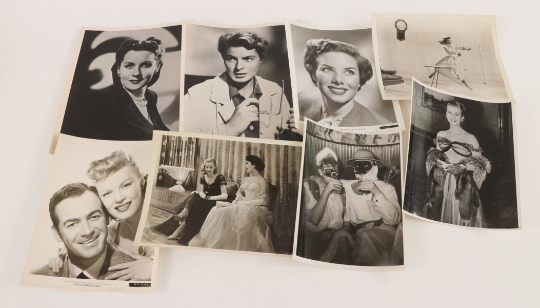 Stillbilder 8st, bl.a. Twentieth Century Fox, omkring 1900-talets mitt