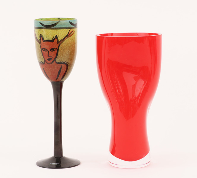 Konstglas 2 delar
