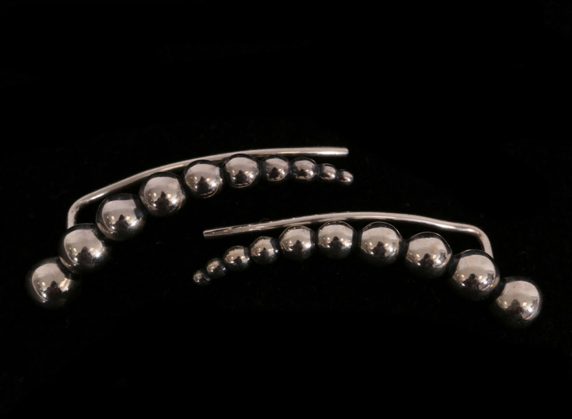 Örhängen ett par, "Moonlight Grapes", sterlingsilver, Georg Jensen