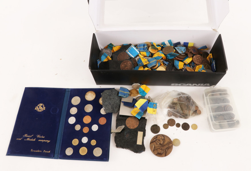 Parti medaljer och mynt