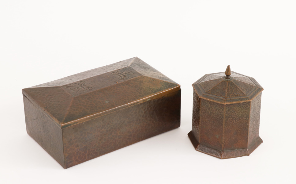 Skrin och tobaksburk, 1900-talets början