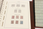 Album med frimärken 2st, bl.a. 1800-tal