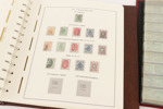 Album med frimärken 2st, bl.a. 1800-tal