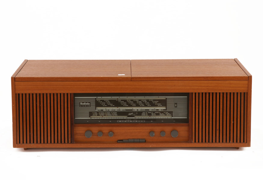 Radio med grammofonspelare, Radiola, 1950/60-tal