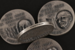 Medaljer 5st, finsilver, "The Nobel Prize"