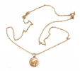Halsband med hänge, 14k