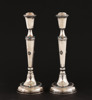 Ljusstakar ett par, sterlingsilver, Israel, 1900-tal