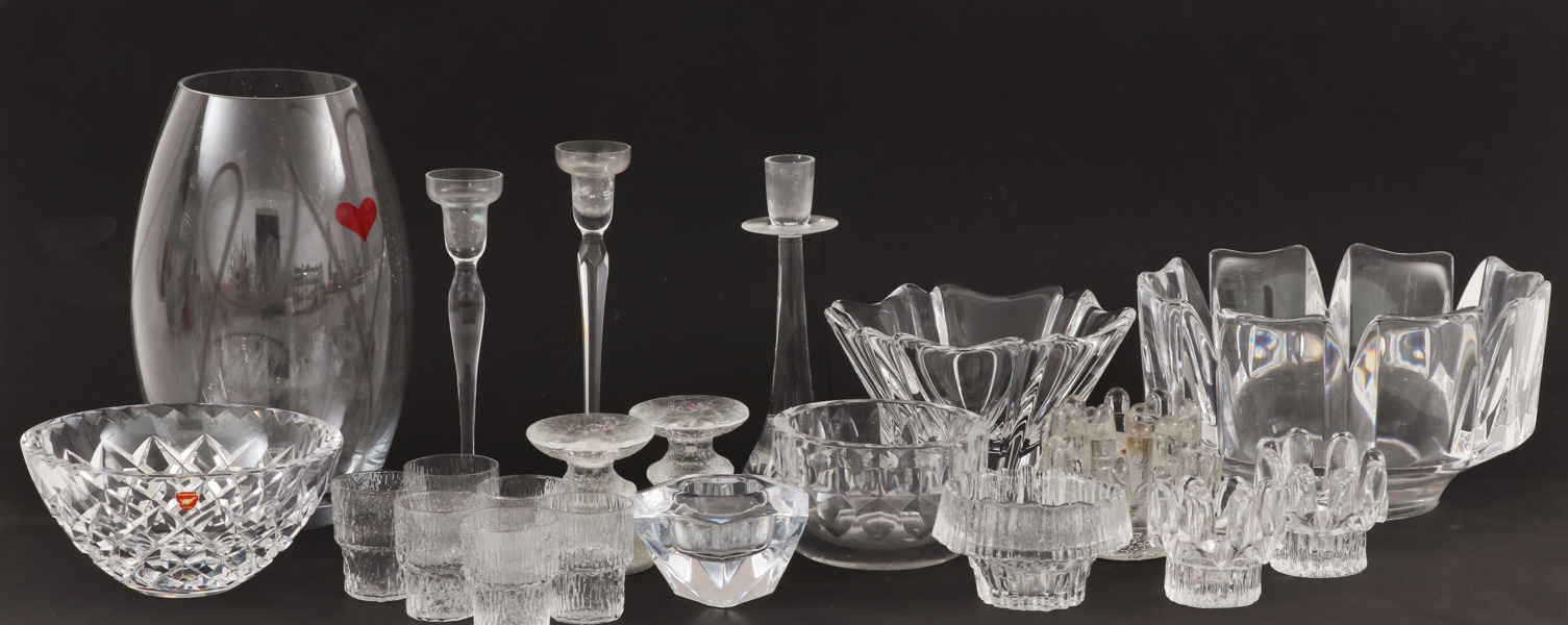 Glas och kristall 21 delar