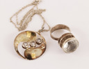 Silversmycken 2 delar, bl.a. Alton