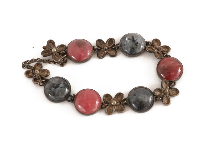 Armband i sterlingsilver, Stenlya