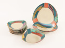Servisdelar 10st, "Flash", Dorothy Hafner för Rosenthal Studiolinie