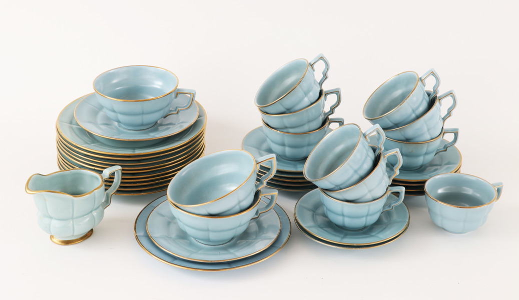 Te- och kaffeservisdelar, "Grand", Arthur Percy för Gefle