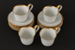 Kaffeservisdelar, "Golden Sun", Sigvard Bernadotte för Bing & Gröndahl