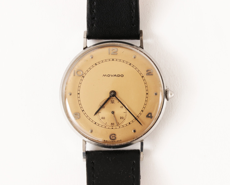 Herrarmbandsur, Movado, omkring 1900-talets mitt