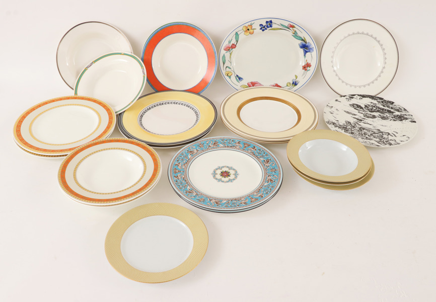 Parti porslin, Villeroy & Boch, Arabia, Wedgwood, m.m.