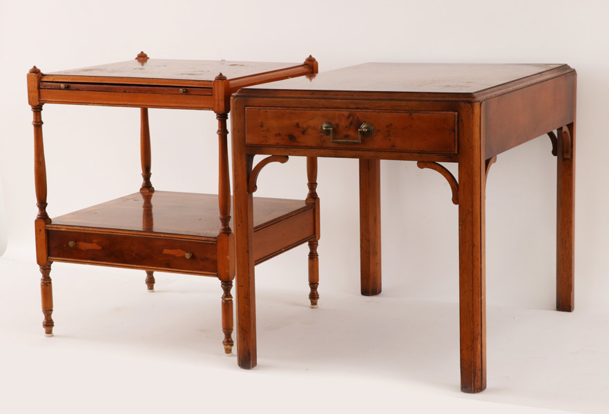 Sängbord 2st, England, 1900-tal